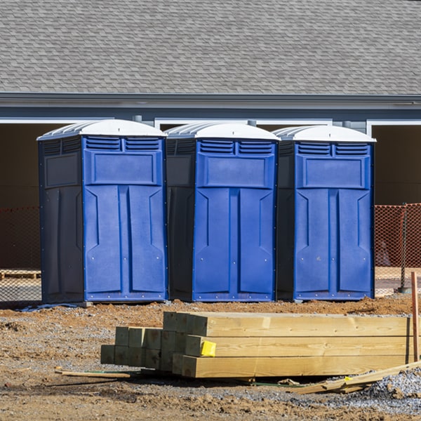 is there a specific order in which to place multiple portable toilets in Mount Vernon IL